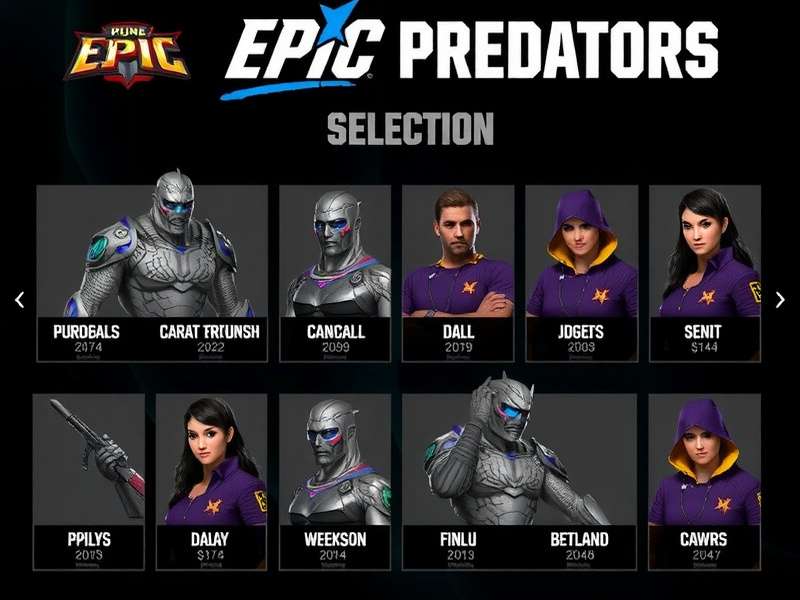 Pune Epic Predators Character Selection